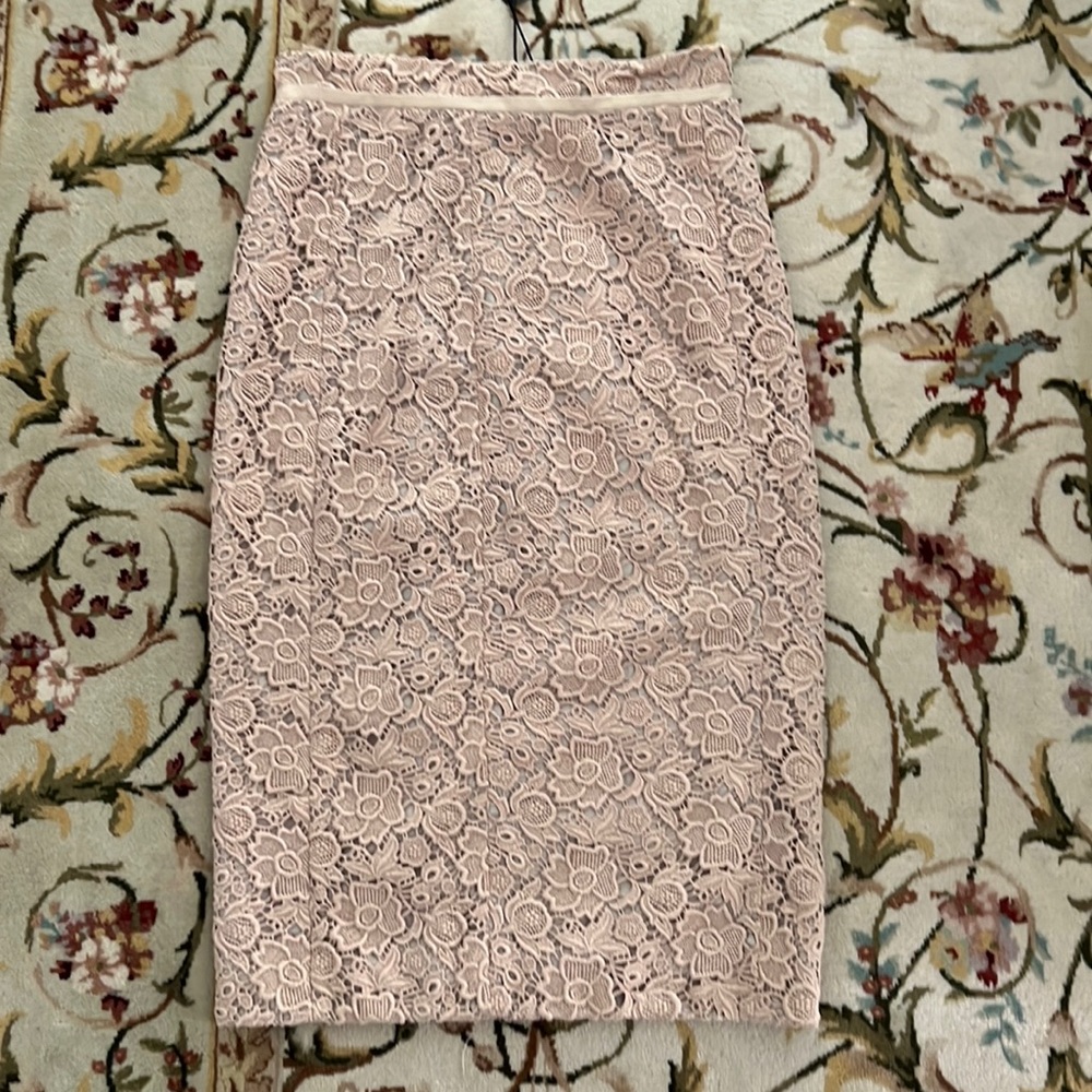 Gorgeous lace Tibi pencil skirt